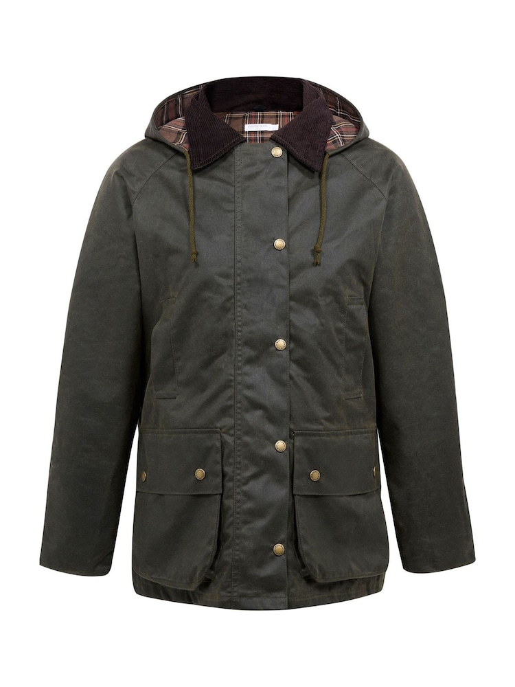 Celtic & Co. Green Raglan Sleeve Waxed Cotton Jacket - Image 2 of 6