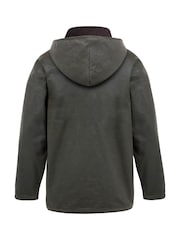 Celtic & Co. Green Raglan Sleeve Waxed Cotton Jacket - Image 4 of 6