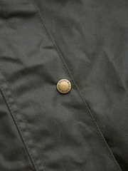 Celtic & Co. Green Raglan Sleeve Waxed Cotton Jacket - Image 6 of 6