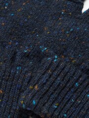Celtic & Co. Ladies Blue Donegal Fingerless Gloves - Image 5 of 5