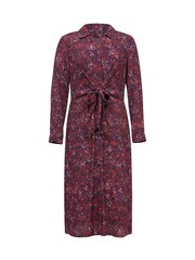 Celtic & Co. Red Tie Front Midi Shirt Dress - Image 2 of 3