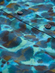 Blau - Celtic & Co., Midikleid mit Bindeband vorne - Bild 5 von 5