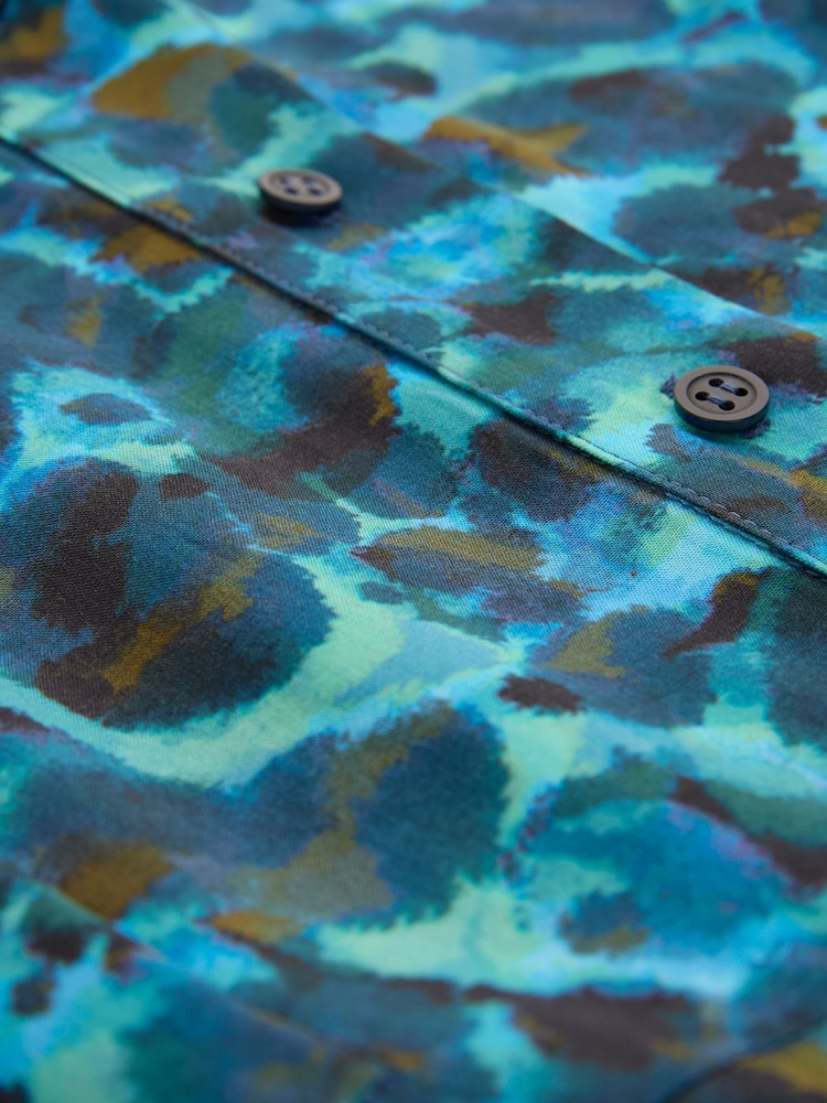 Blau - Celtic & Co., Midikleid mit Bindeband vorne - Bild 5 von 5