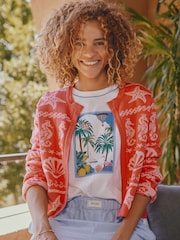 Joules Shelley Pink Knitted Cotton Cardigan - Image 1 of 9