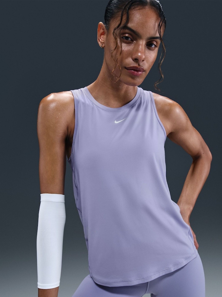 Nike Lilac Ice One Dri-FIT Tank Vest Top - Image 1 of 5