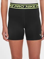 Черный желтый - Шорты Nike Pro Dri-FIT - 3 дюйма - Изображение 1 из 4