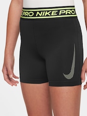 Черный желтый - Шорты Nike Pro Dri-FIT - 3 дюйма - Изображение 3 из 4