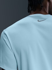 Nike Glacier Blue Dri-FIT Flash Miler Running T-Shirt - Image 4 of 5