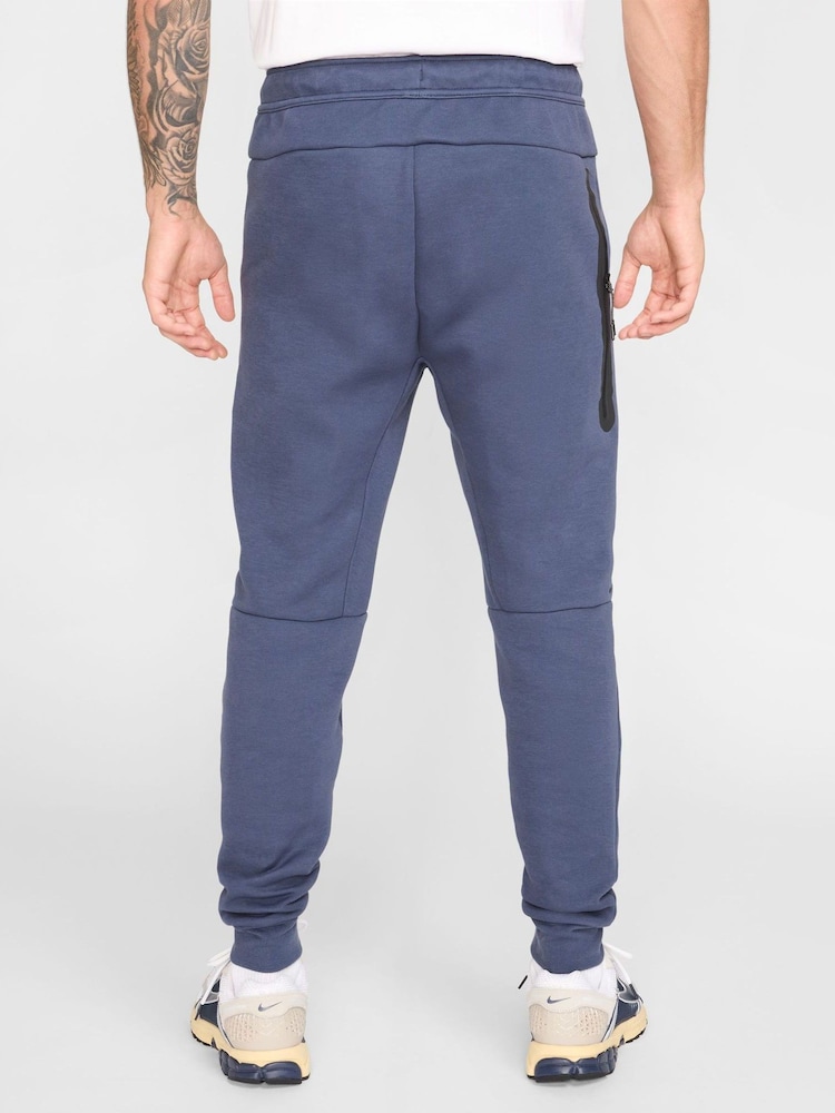 Thunder Blue (синий) - Спортивные брюки из флиса Nike Tech - Изображение 2 из 9
