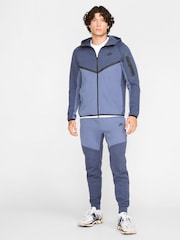 Thunder Blue (синий) - Спортивные брюки из флиса Nike Tech - Изображение 9 из 9