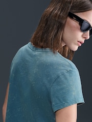 Azul ahumado - Nike Short Sleeve 100% Cotton T-Shirt - Imagen 5 de 5