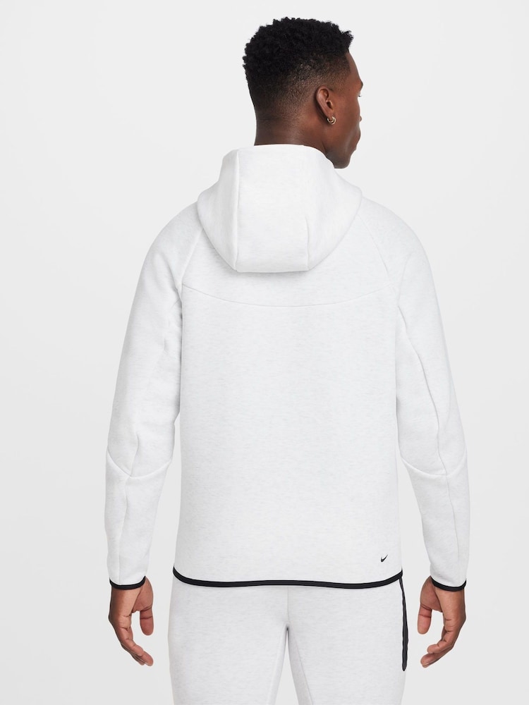 Hellgrau - Nike Tech Fleece-Kapuzenjacke mit Reißverschluss - Bild 2 von 12