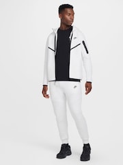 Hellgrau - Nike Tech Fleece-Kapuzenjacke mit Reißverschluss - Bild 3 von 12