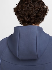 Nike Thunder Blue Tech Fleece Zip-Up Hoodie - Image 13 of 14