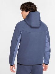 Nike Thunder Blue Tech Fleece Zip-Up Hoodie - Image 4 of 14