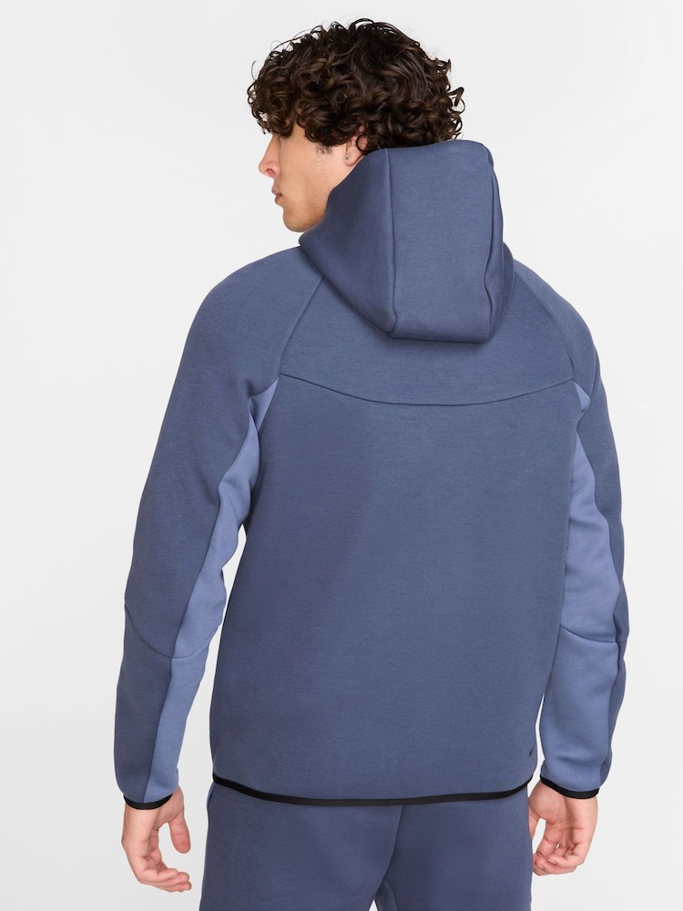 Nike Thunder Blue Tech Full-Zip Windrunner Hoodie - Image 4 of 14