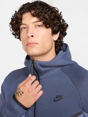 Nike Thunder Blue Tech Fleece Zip-Up Hoodie - Image 5 of 14