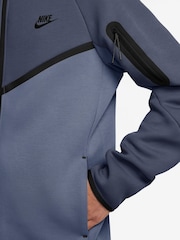 Nike Thunder Blue Tech Fleece Zip-Up Hoodie - Image 6 of 14
