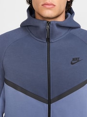 Nike Thunder Blue Tech Fleece Zip-Up Hoodie - Image 7 of 14