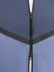 Nike Thunder Blue Tech Fleece Zip-Up Hoodie - Image 8 of 14