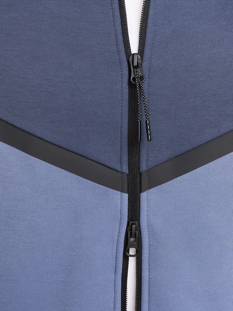 Nike Thunder Blue Tech Full-Zip Windrunner Hoodie - Image 8 of 14