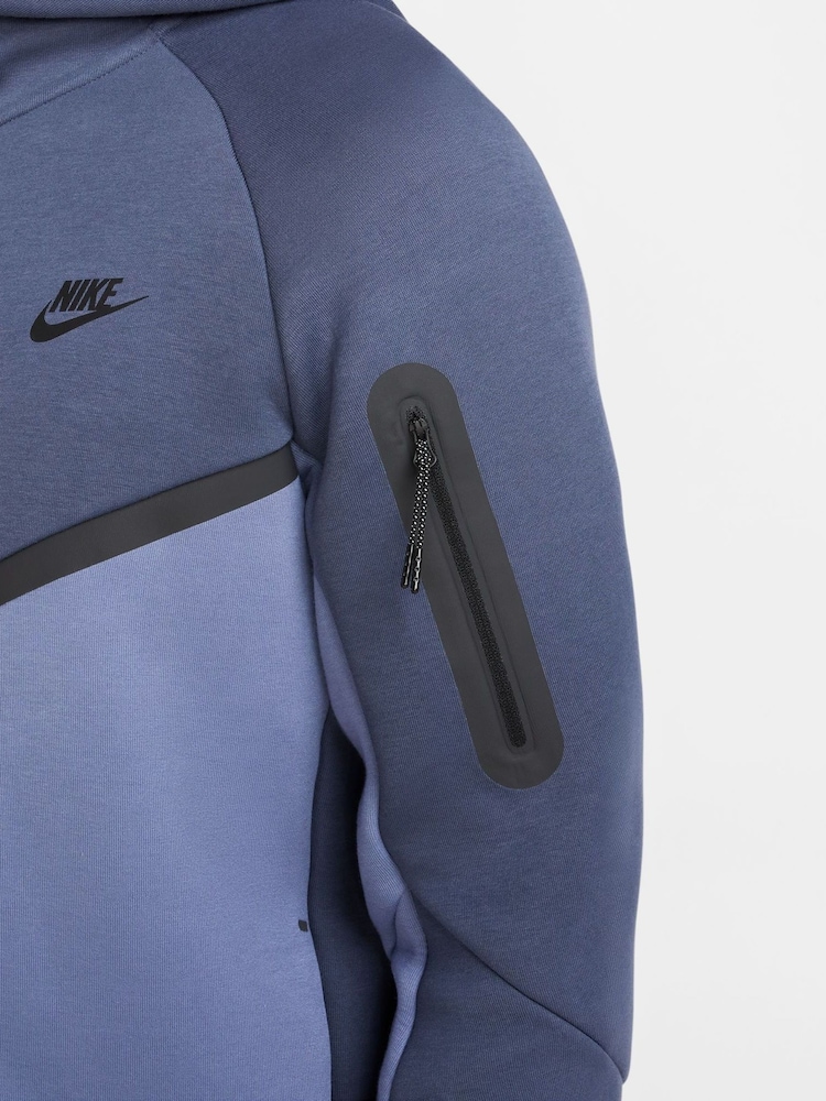 Nike Thunder Blue Tech Full-Zip Windrunner Hoodie - Image 9 of 14