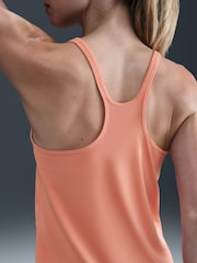 Naranja albaricoque - Nike One Dri Fit Strappy Vest Top - Imagen 3 de 5