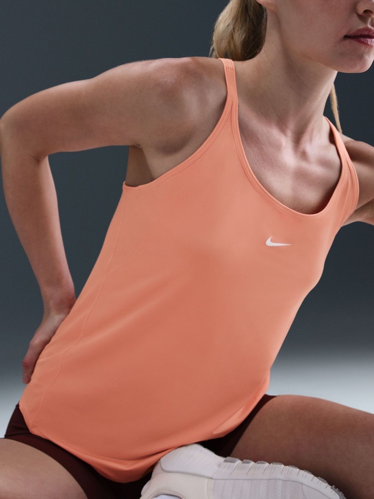 Naranja albaricoque - Nike One Dri Fit Strappy Vest Top - Imagen 5 de 5