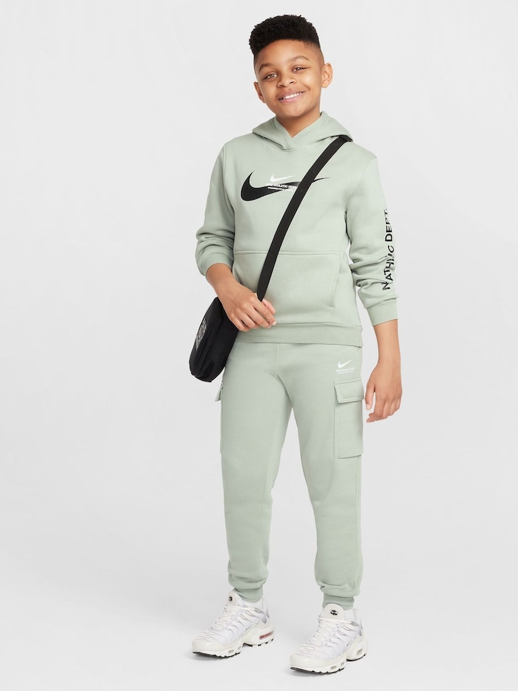 Nike Jade Horizon Sport Inspired Fleece Cargo Joggers - Image 1 of 9 Nike Jade Horizon Sport Inspired Fleece Cargo Joggers - Image 1 of 9
