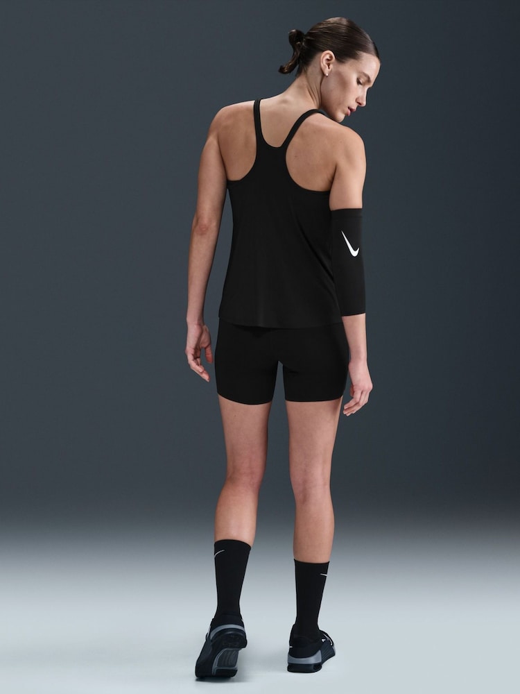 Nike Black One Dri Fit Strappy Vest Top - Image 2 of 5