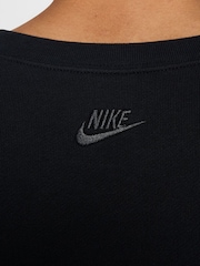 Nike Black Oversized Club Crew Sweatshirt - Image 5 of 6