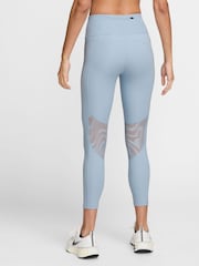 Nike Light Armory Blue Fast Mid Rise 7/8 Leggings - Image 2 of 4