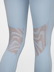 Nike Light Armory Blue Fast Mid Rise 7/8 Leggings - Image 3 of 4