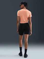 Nike Apricot Orange One Classic Dri-FIT Twist Short Sleeve Top - Image 2 of 5