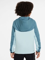 Nike Blue Tech Fleece Zip-Up Hoodie - Image 2 of 3