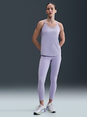 Lilac Ice - Nike One Dri Fit Strappy Vest Top - Imagen 1 de 5