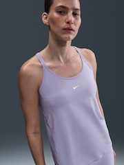 Lilac Ice - Nike One Dri Fit Strappy Vest Top - Imagen 4 de 5