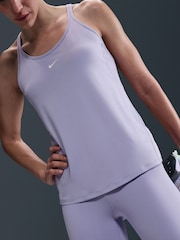 Lilac Ice - Nike One Dri Fit Strappy Vest Top - Imagen 5 de 5