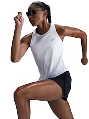 Nike White Tempo Dri-FIT Running Vest - Image 5 of 5