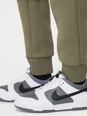 Средний оливково-зеленый - Спортивные брюки из флиса Nike Tech - Image 7 of 8