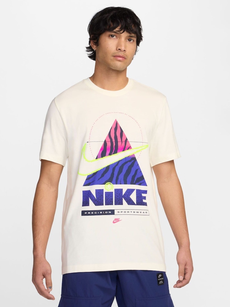 Nike Sail Large Graphic Sportswear 100% Cotton T-Shirt - Image 1 of 5