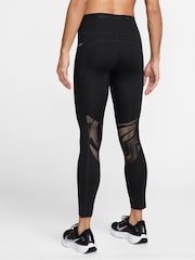Nike Black Fast Mid Rise 7/8 Leggings - Image 2 of 4