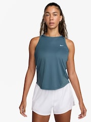 Nike Smokey Blue Tempo Dri-FIT Running Tank Top - Image 1 of 4