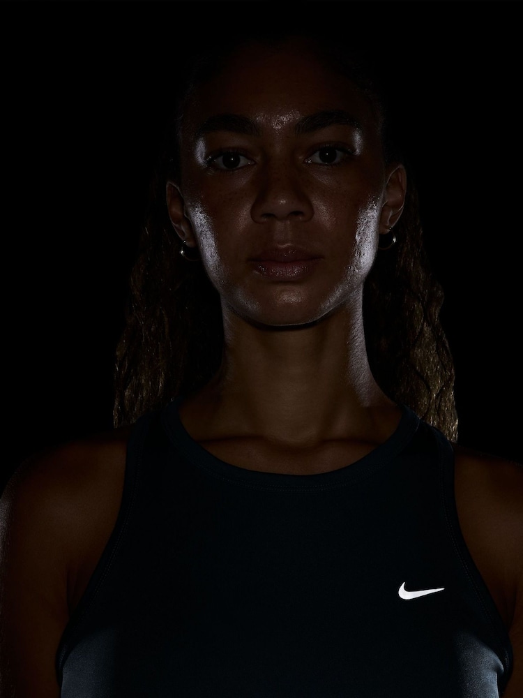 Nike Smokey Blue Tempo Dri-FIT Running Tank Top - Image 4 of 4