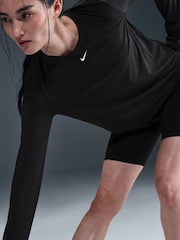 Nike Black One Classic Dri-FIT Long Sleeve Top - Image 5 of 5