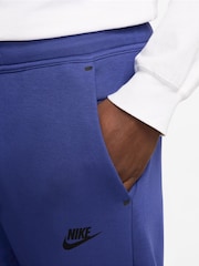 Синий - Спортивные брюки из флиса Nike Tech - Изображение 3 из 3