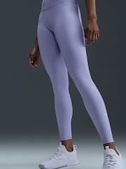 Nike Lilac Ice One High Waisted Full Length Leggings - Image 3 of 6