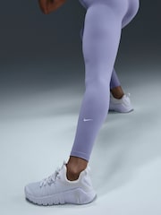 Nike Lilac Ice One High Waisted Full Length Leggings - Image 5 of 6