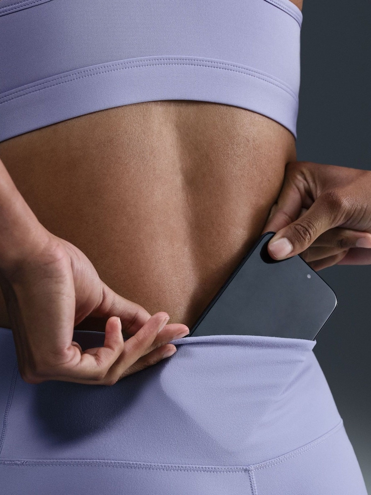 Nike Lilac Ice One High Waisted Full Length Leggings - Image 6 of 6