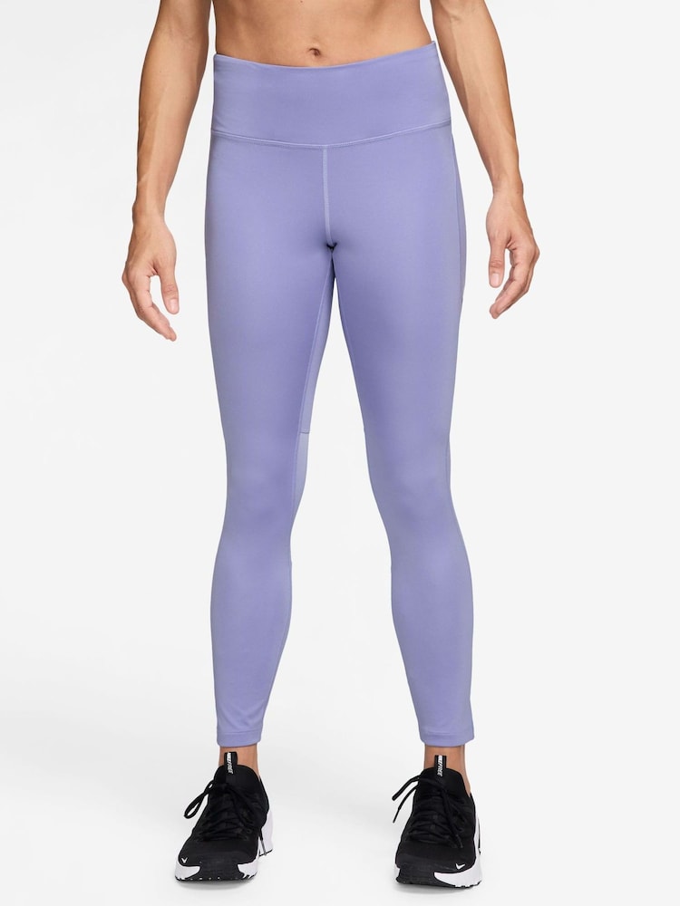 Nike Lilac Ice Fast Mid Rise 7/8 Leggings - Image 1 of 4